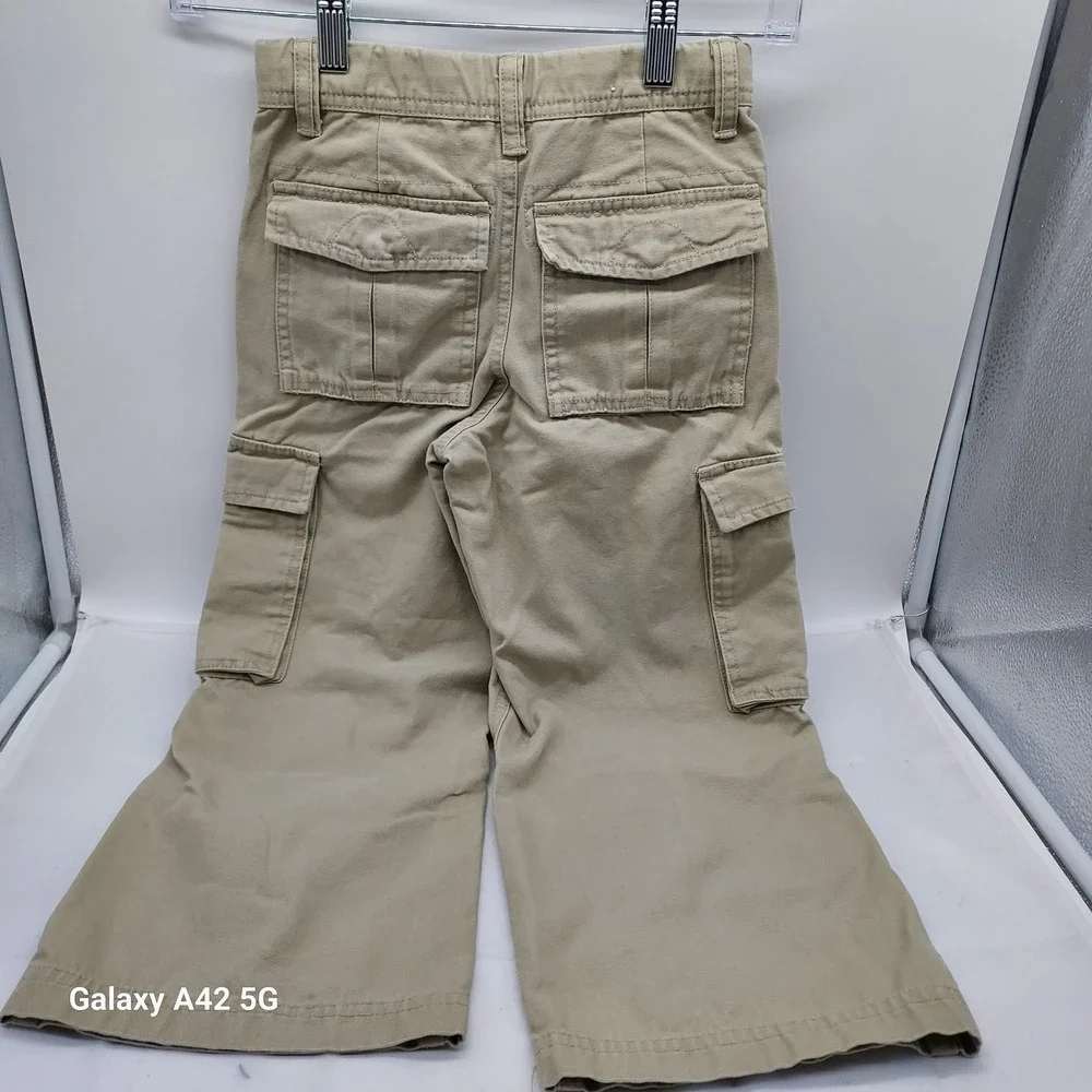 OshKosh B'gosh Cargo Pants Khaki‎ Boys Size 6 Medium Cotton